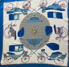Hermès Scarf "Les Voitures À Transformation" 1965