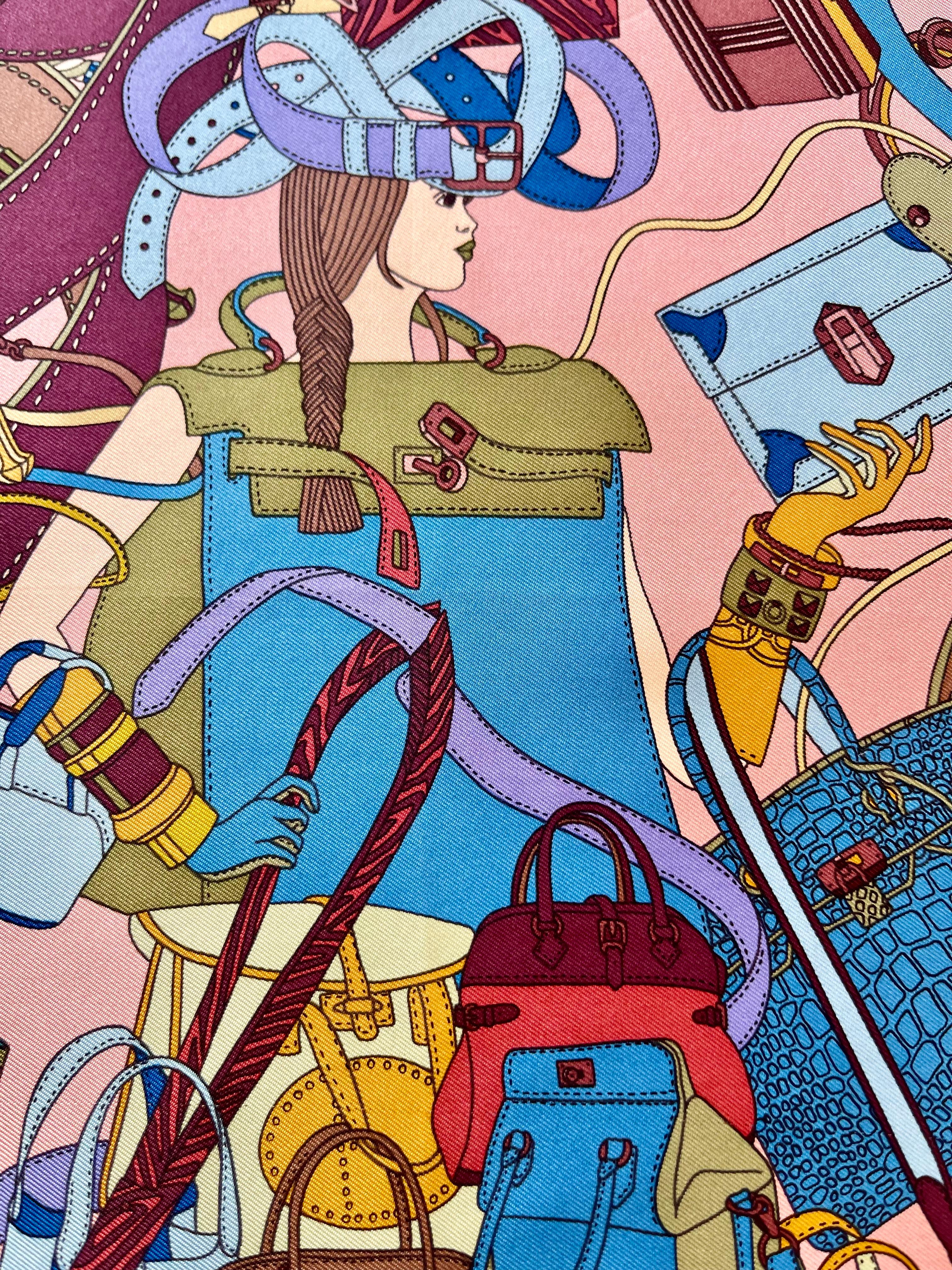 Marrone Foulard di Hermès 