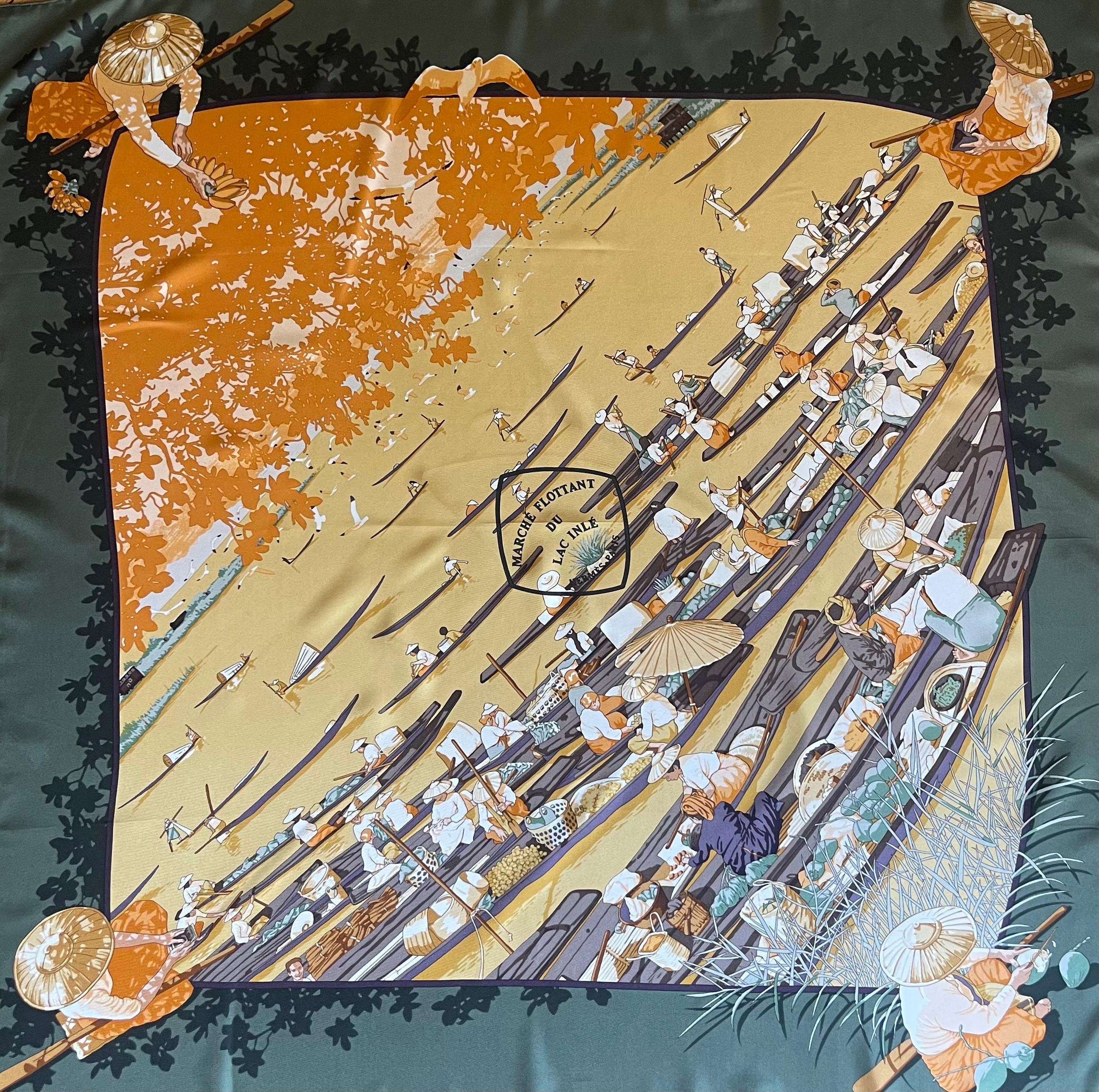 Brown Hermès Scarf 