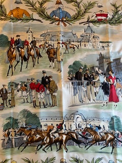 Hermès Scarf "Martell Grand National 1996" by Maurice de Taquoy