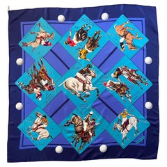 Hermès Scarf "Monde Du Polo - Cup Palm Beach"