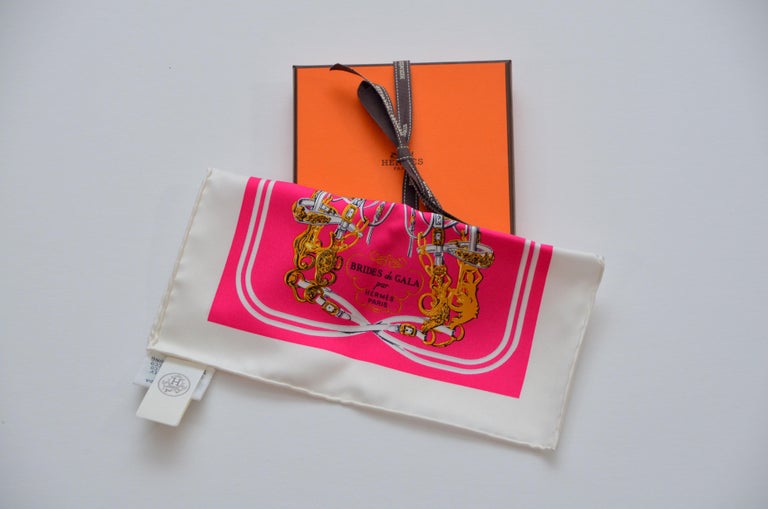 Hermes Scarf Nano Brides de Gala New With Box For Sale at 1stDibs