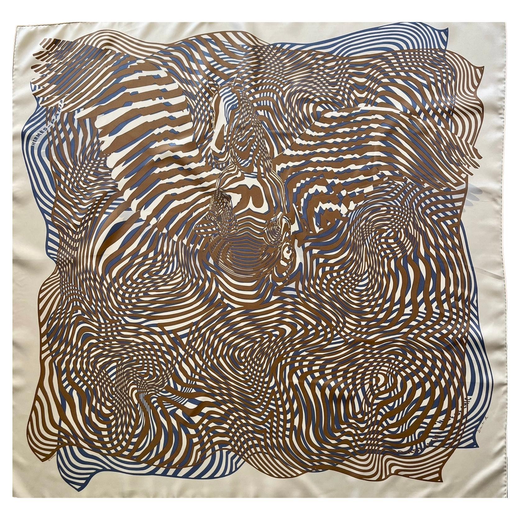Foulard Hermès "Onde De Chic" 2005