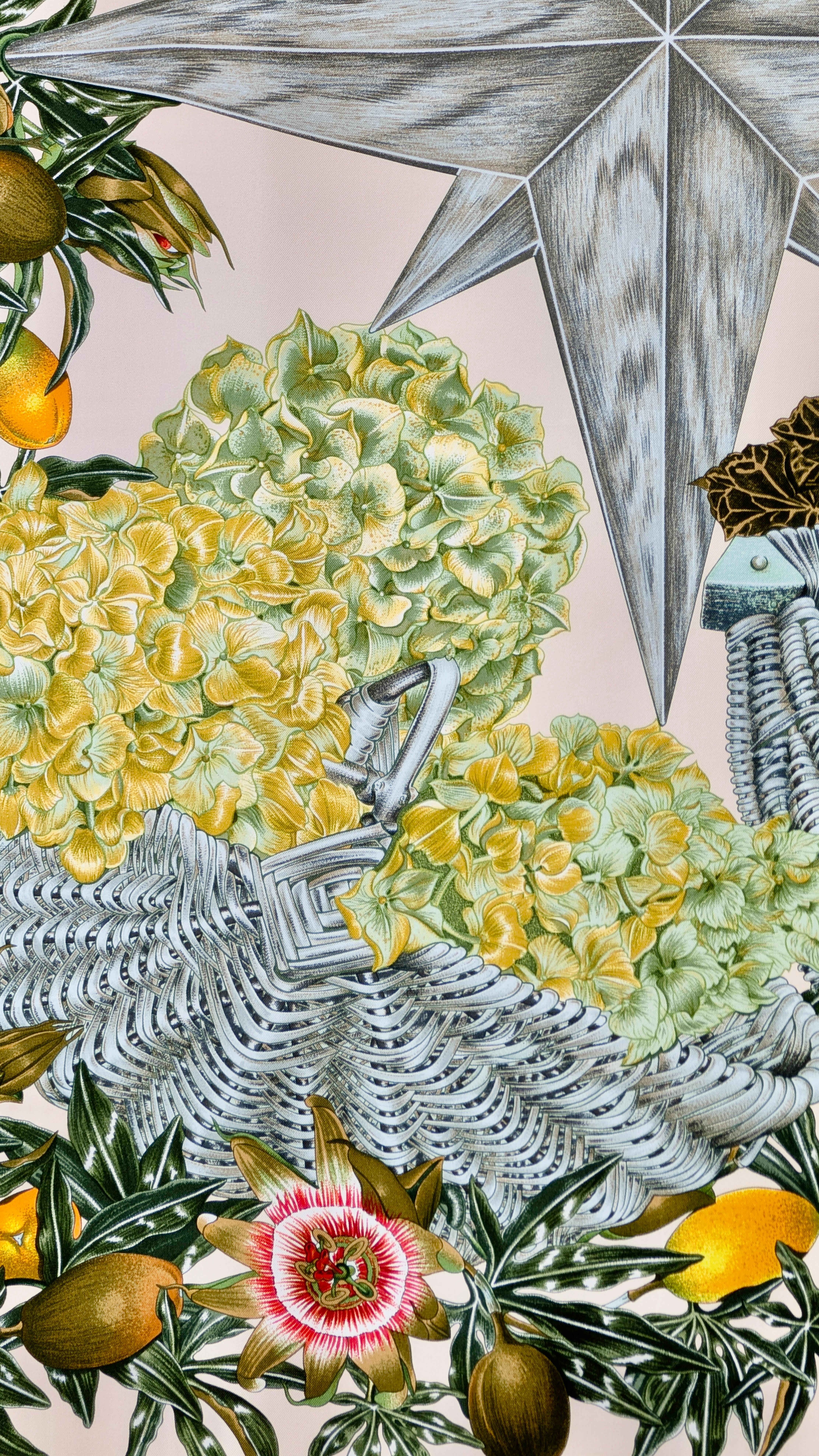 HERMÈS bufanda PASSIFLORES en venta 1