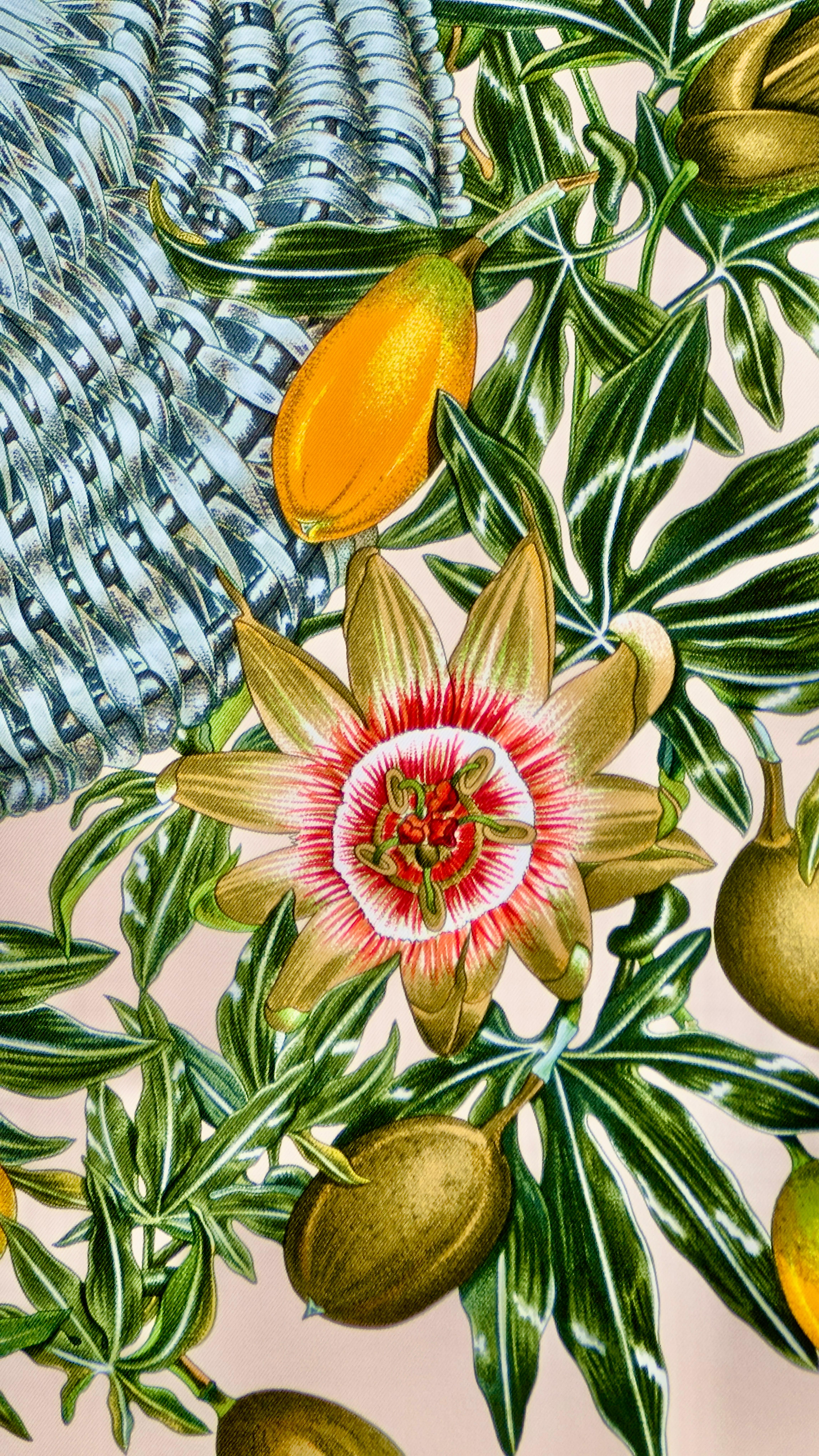 HERMÈS bufanda PASSIFLORES en venta 2