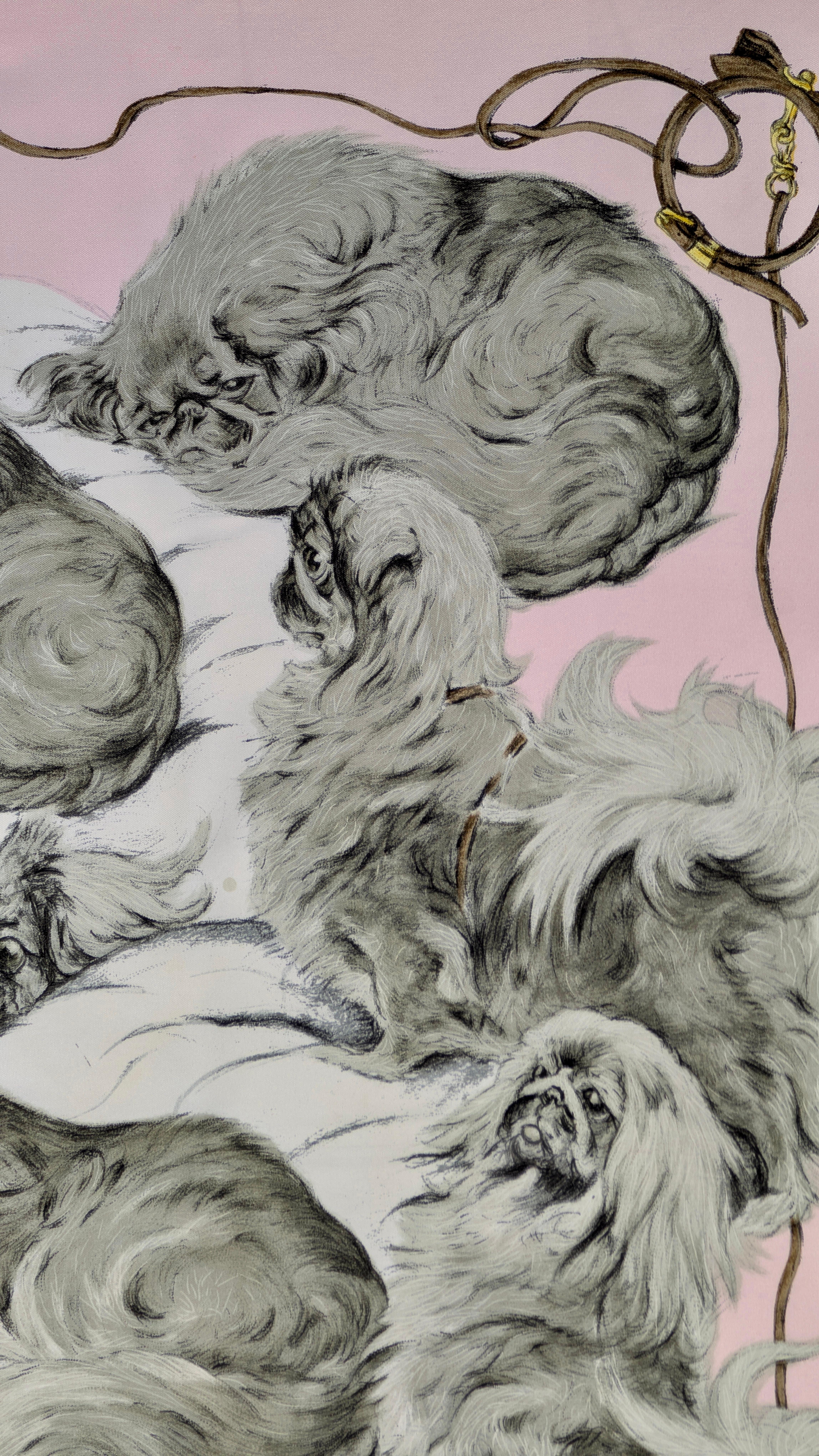 HERMÈS scarf PÉKINOIS in vendita 6