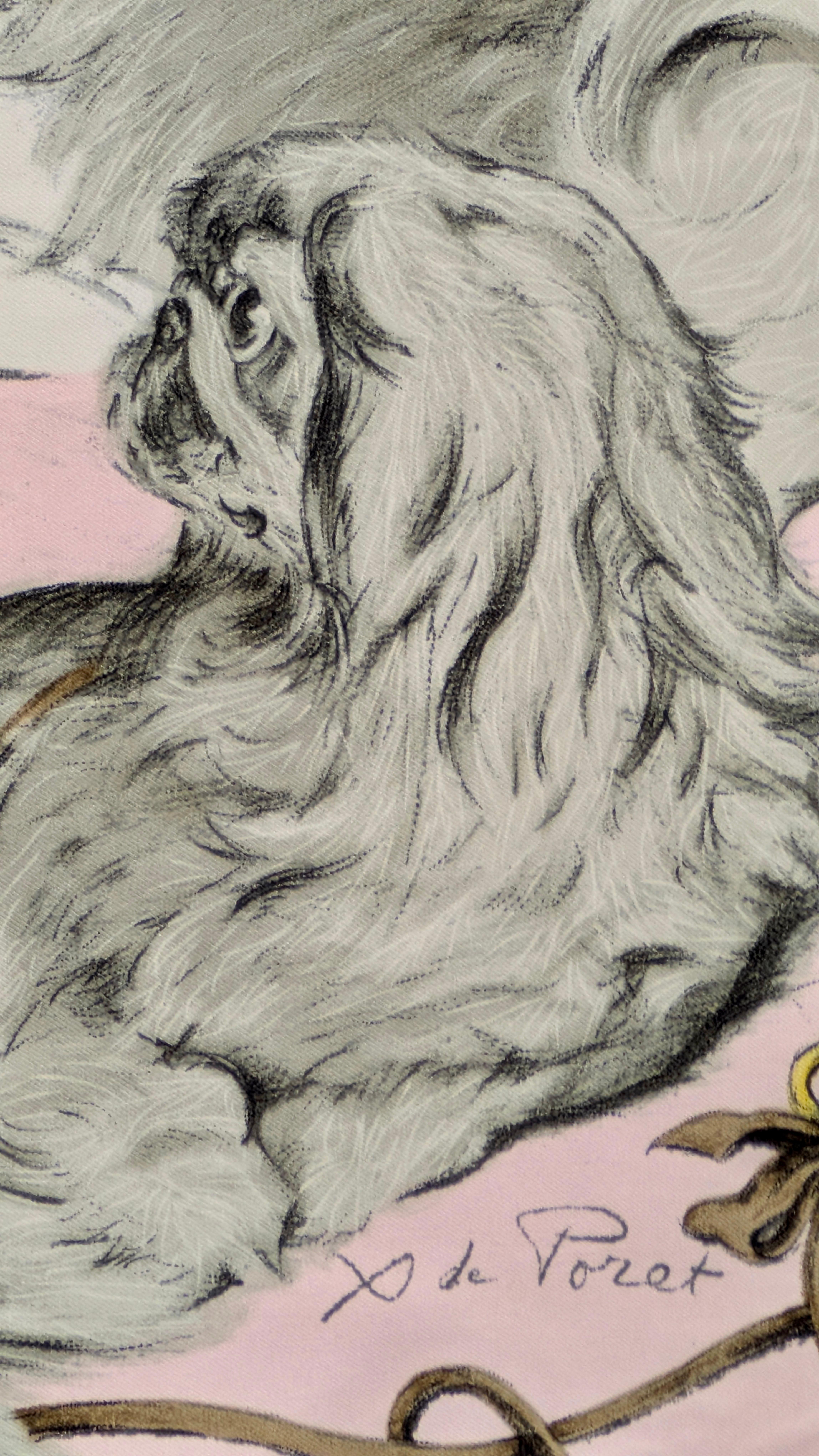 HERMÈS scarf PÉKINOIS in vendita 4