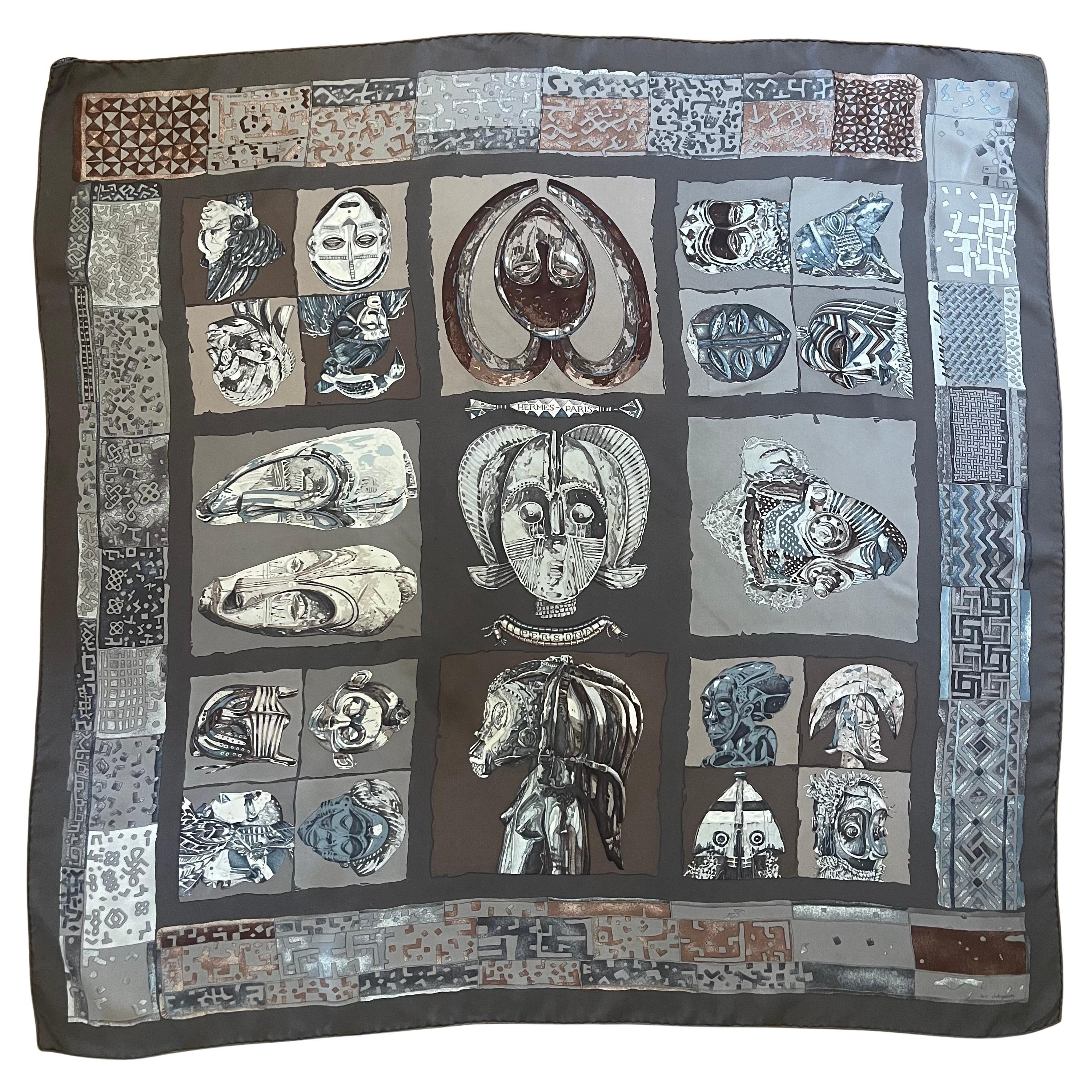Sciarpa Hermès "Persona" 1997