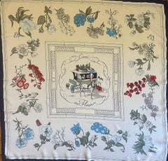Hermès Scarf "Quai Aux Fleurs" 1952