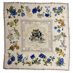 Hermès Scarf "Quai Aux Fleurs" 1952