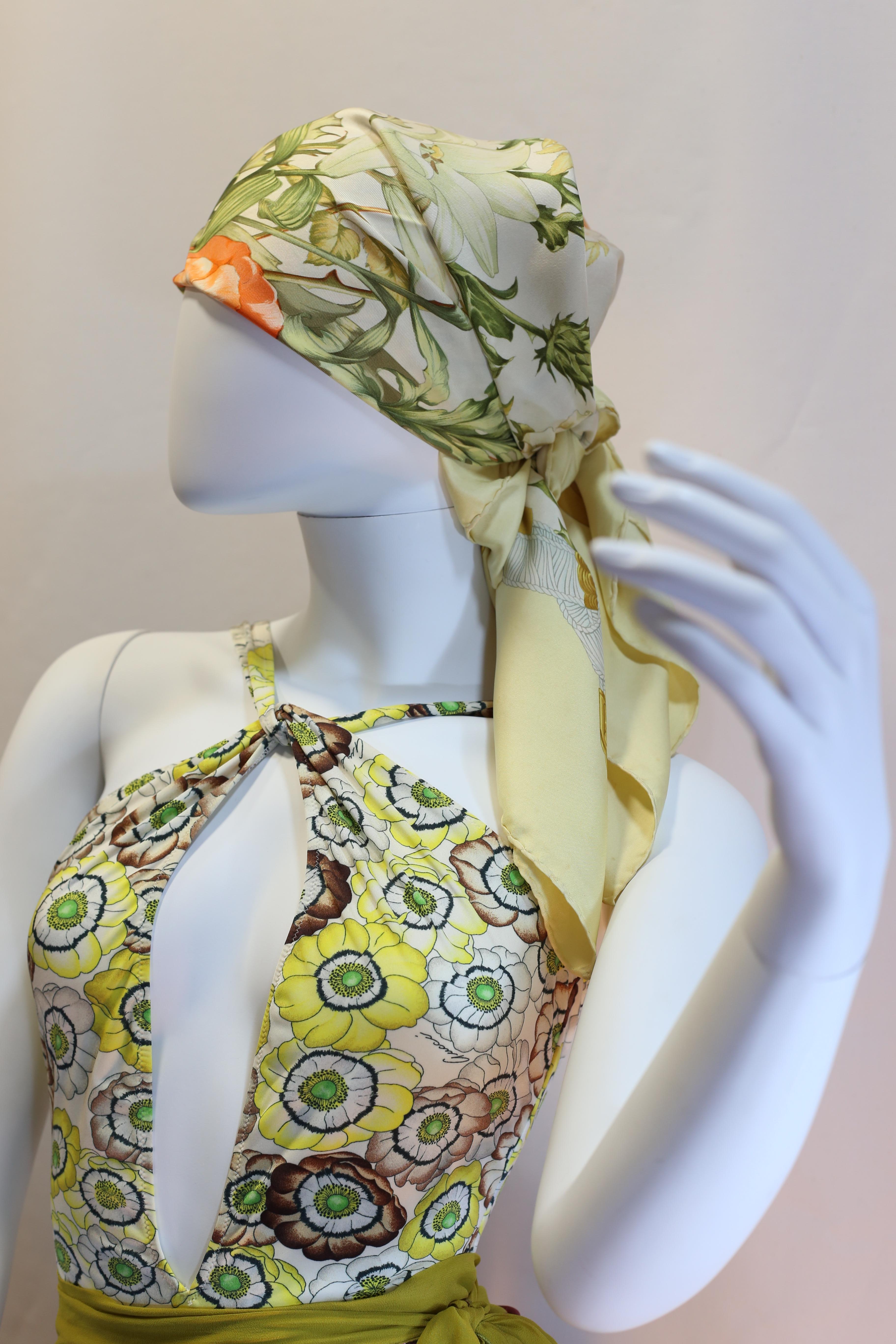Foulard Hermès Regina édition limitée par Leila Menchari 2002 4