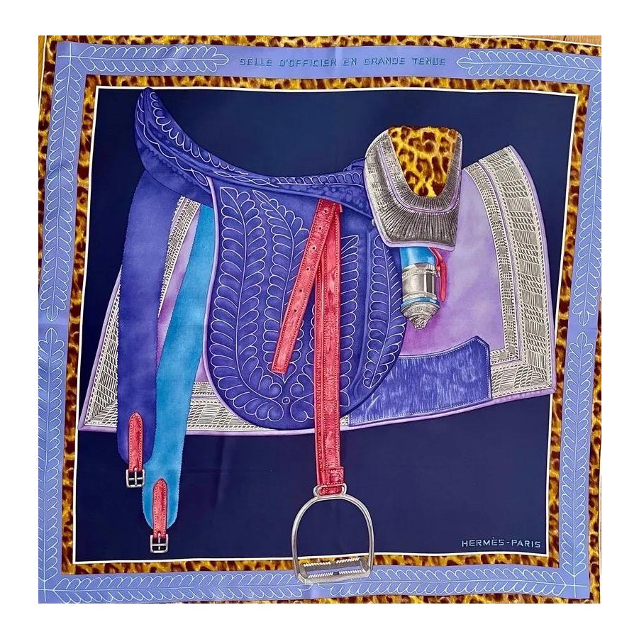 Pañuelo Hermès SELLE D
OFFICIER HERMES en grande tenue 2012 en venta