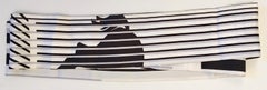 Hermes Scarf/Snood Rare black/White Silk