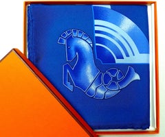 Hermes Scarf Special Edition for AIR FRANCE in 1963 By F. de la Perrière