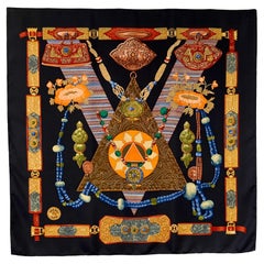 HERMÈS scarf TIBET Vintage HERMÈS scarf TIBET