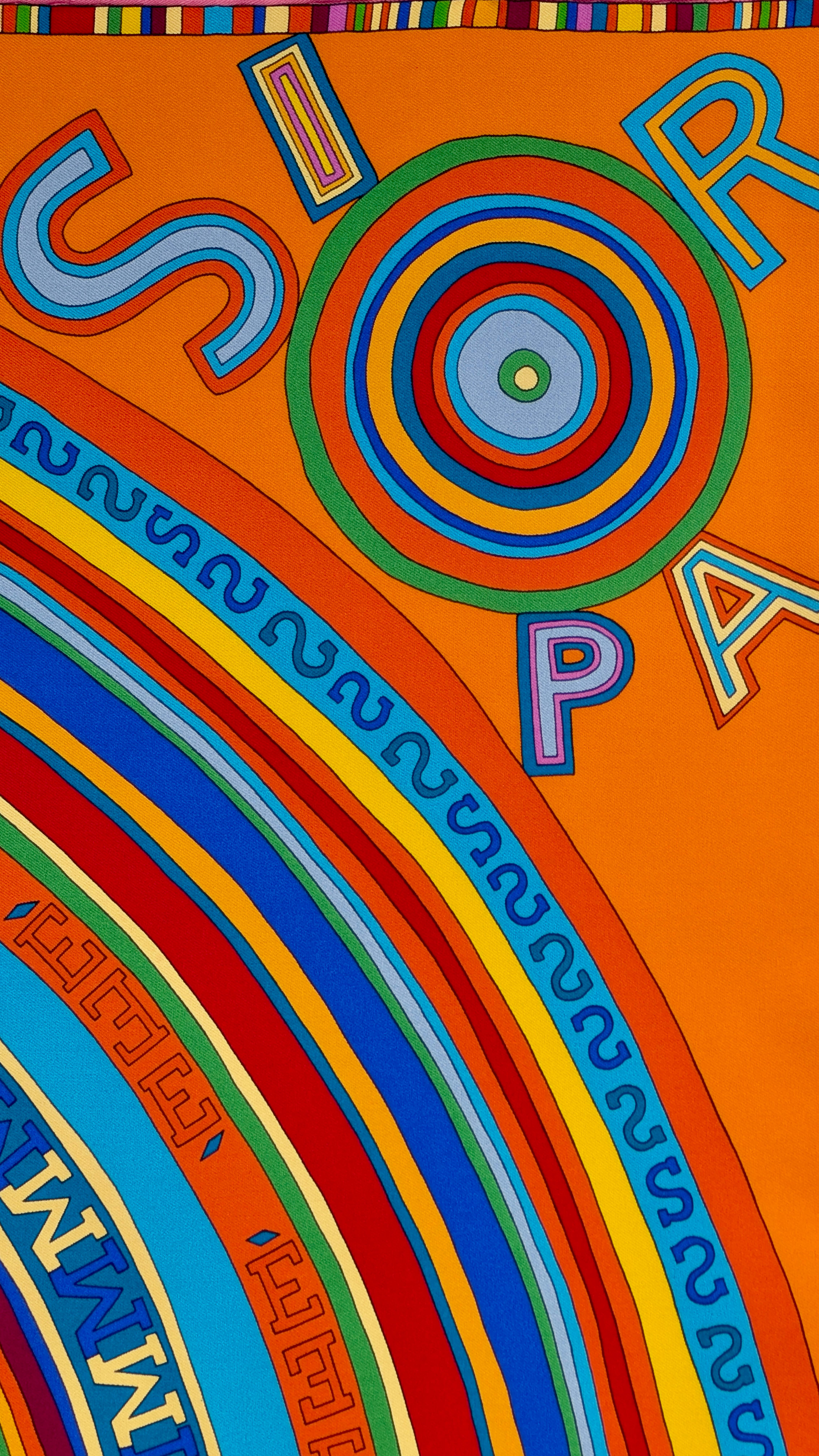 Bufanda HERMÈS Tohu Bohu en Bueno estado para la venta en Rubiera, RE