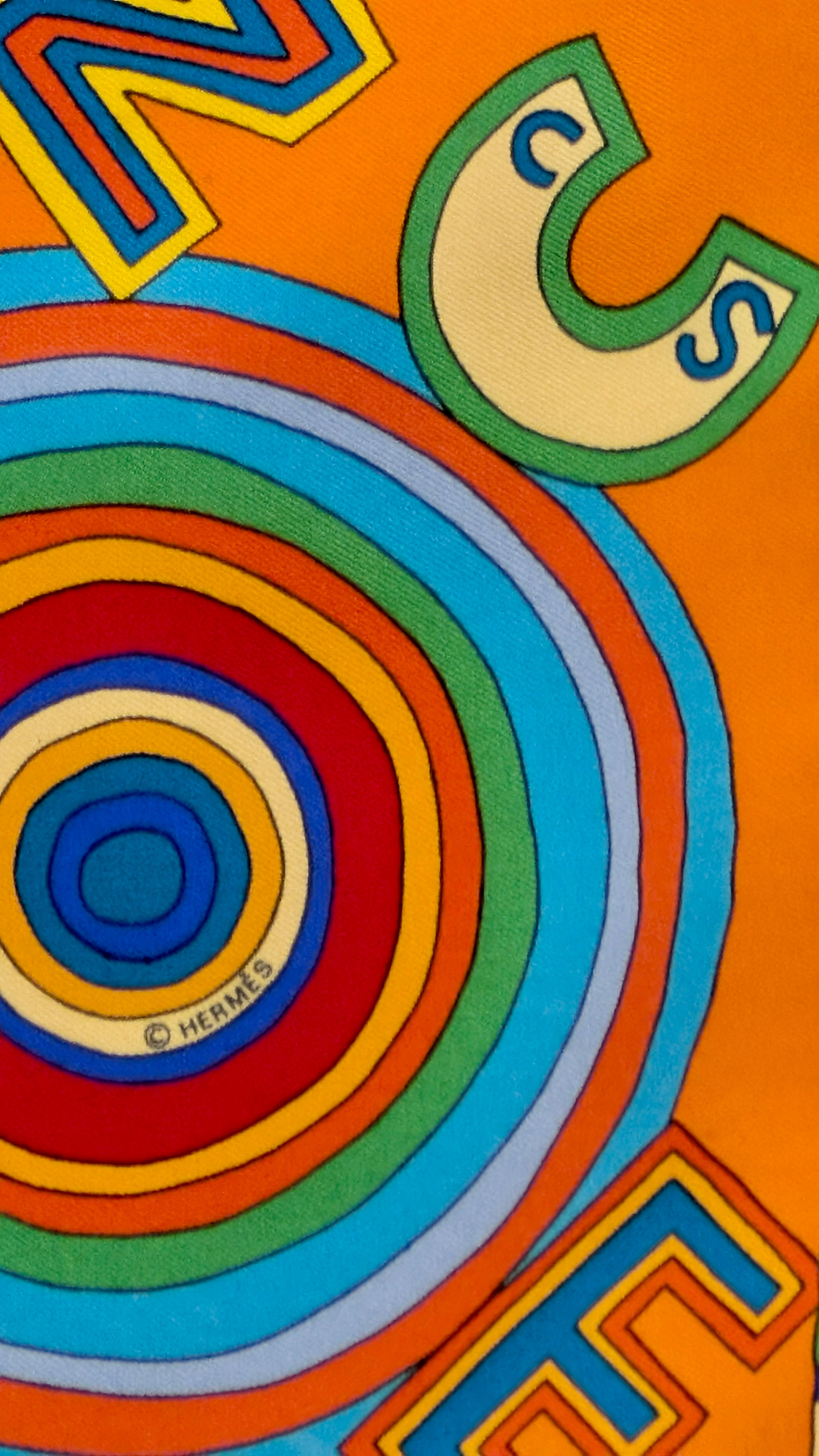 Bufanda HERMÈS Tohu Bohu en venta 1