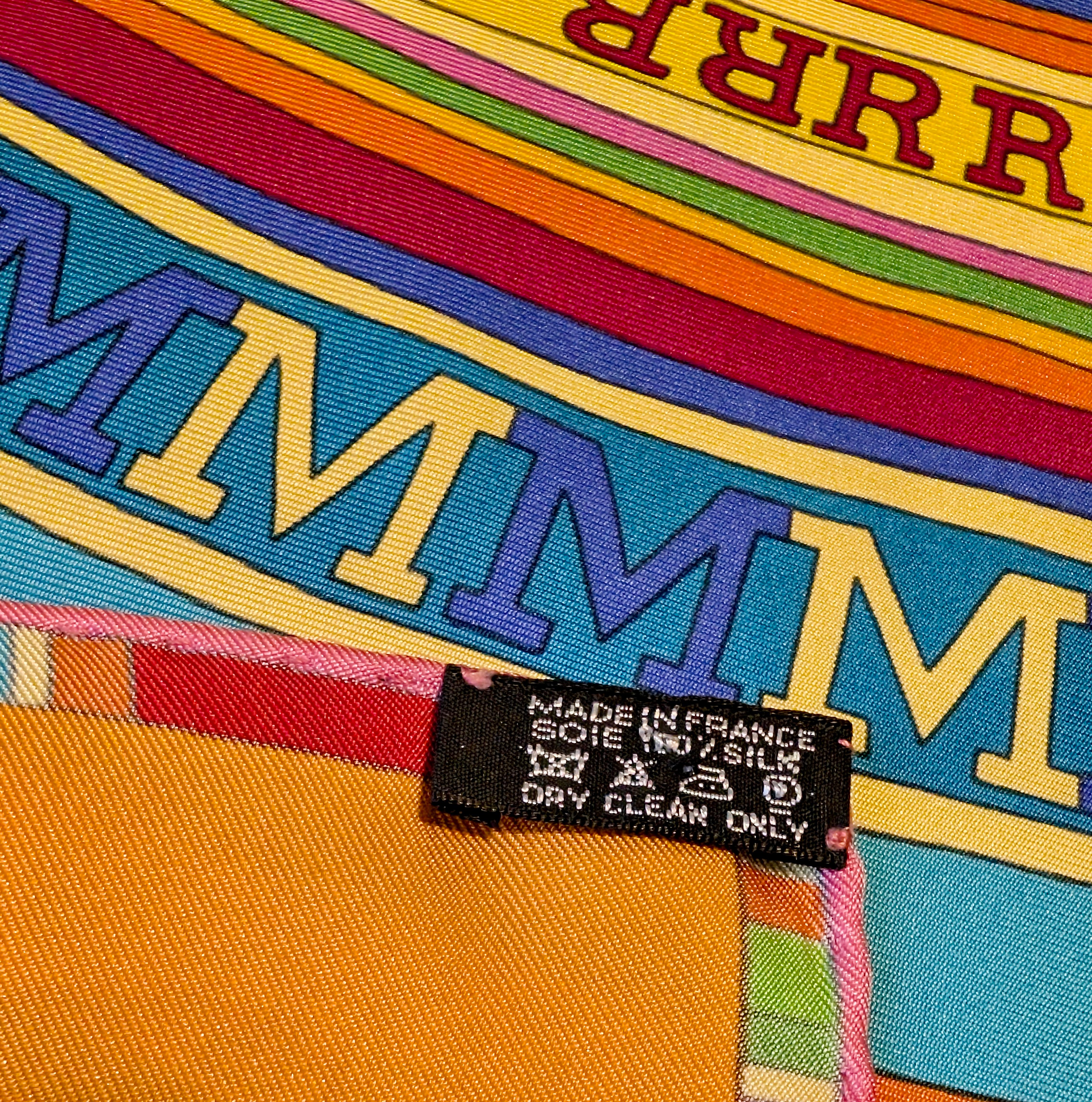 Bufanda HERMÈS Tohu Bohu en venta 2