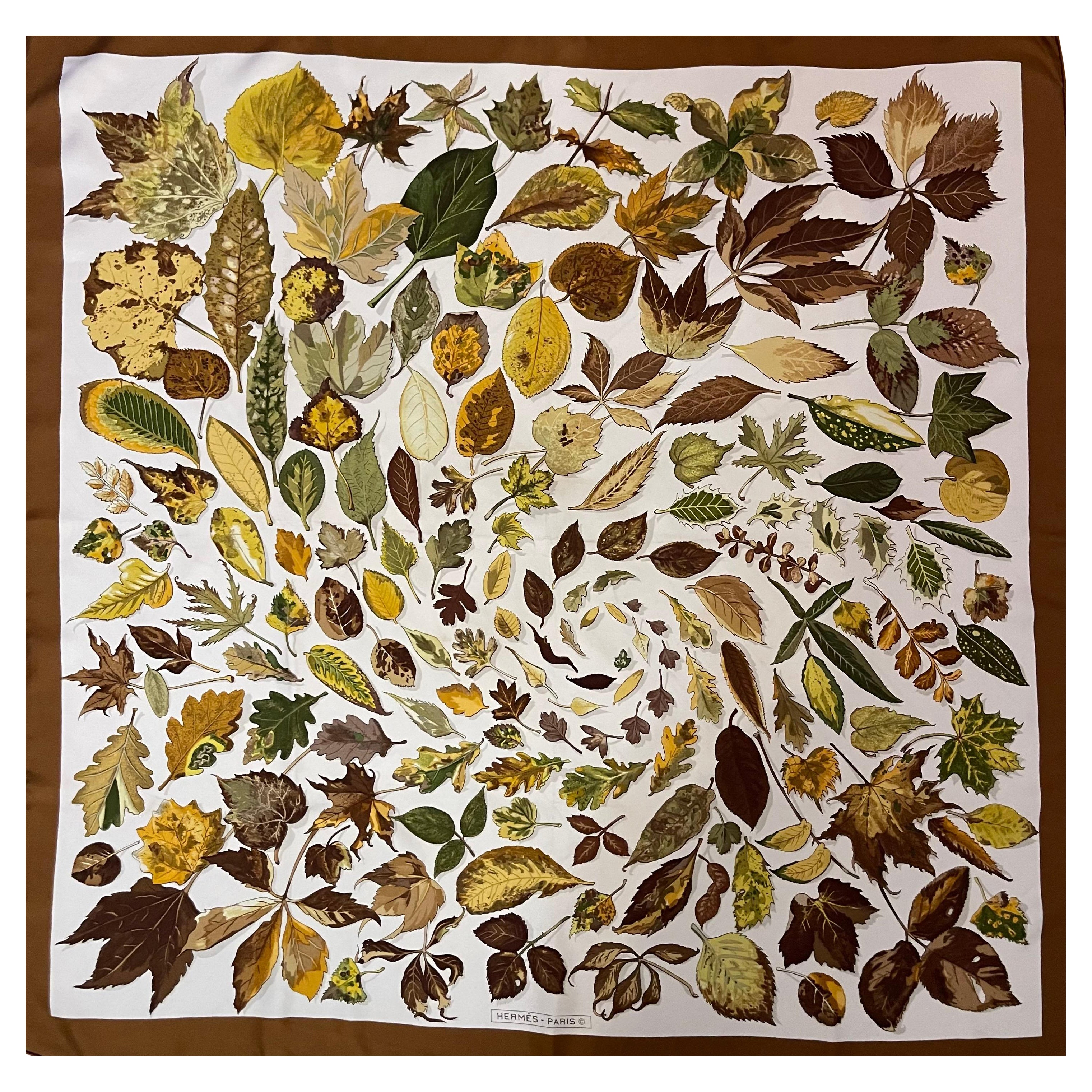 Foulard Hermès "Tourbillon" 1985