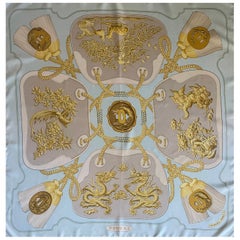 Foulard Hermès  "Tubas" 1991