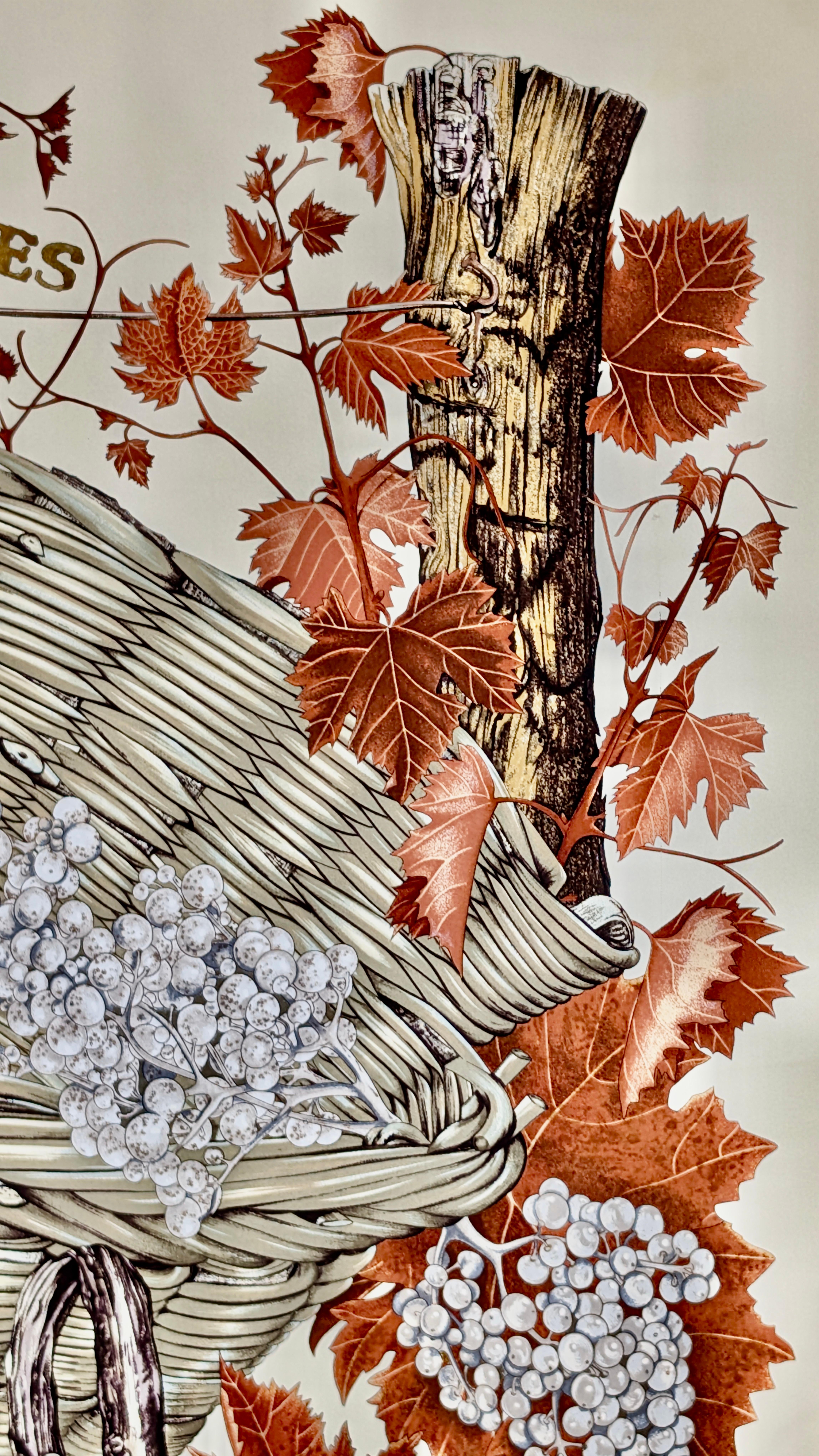 Bufanda HERMÈS VENDANGES en venta 1