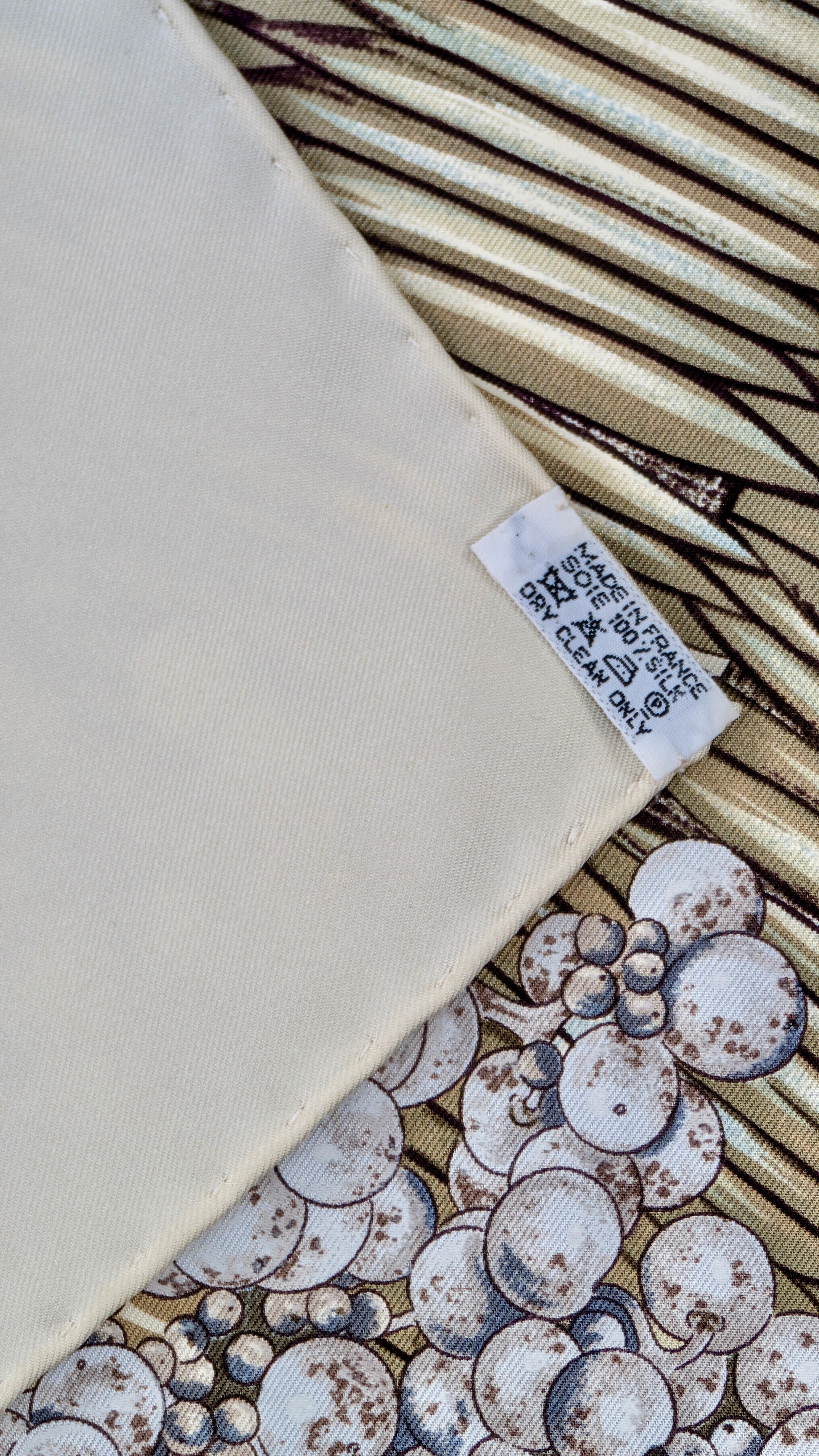 Bufanda HERMÈS VENDANGES en venta 4