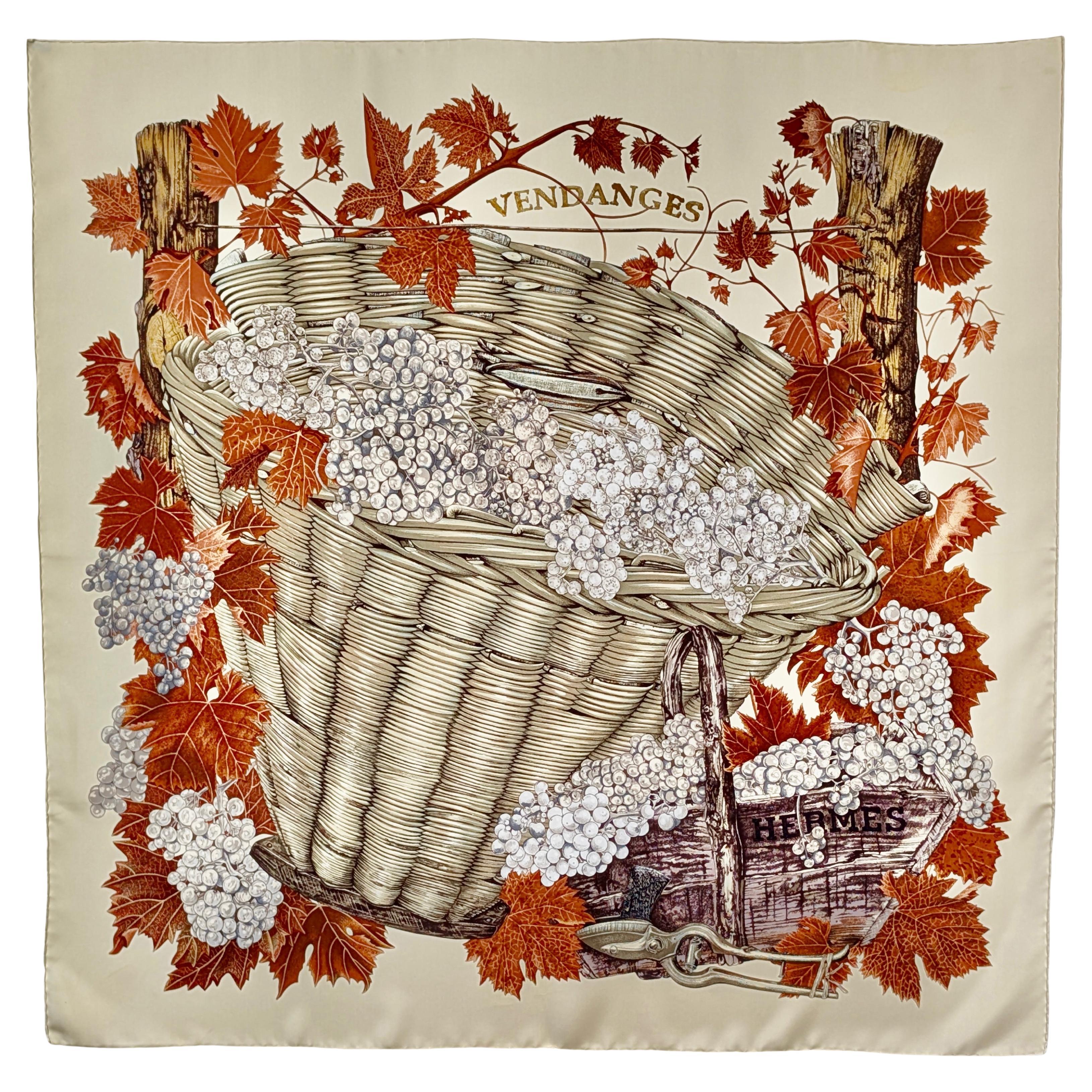 Bufanda HERMÈS VENDANGES en venta