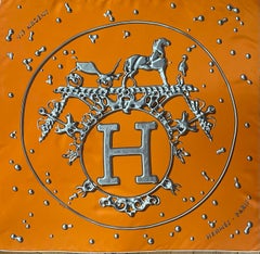 Hermès Scarf "Vif Argent" 2007