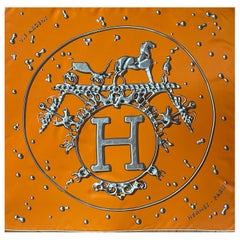 Pañuelo Hermès "Vif Argent" 2007