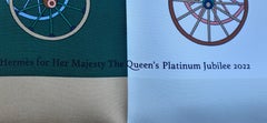 Hermès Scarf Voitures Exquises Queen's Platinum Jubilee 2022 Limited Edition