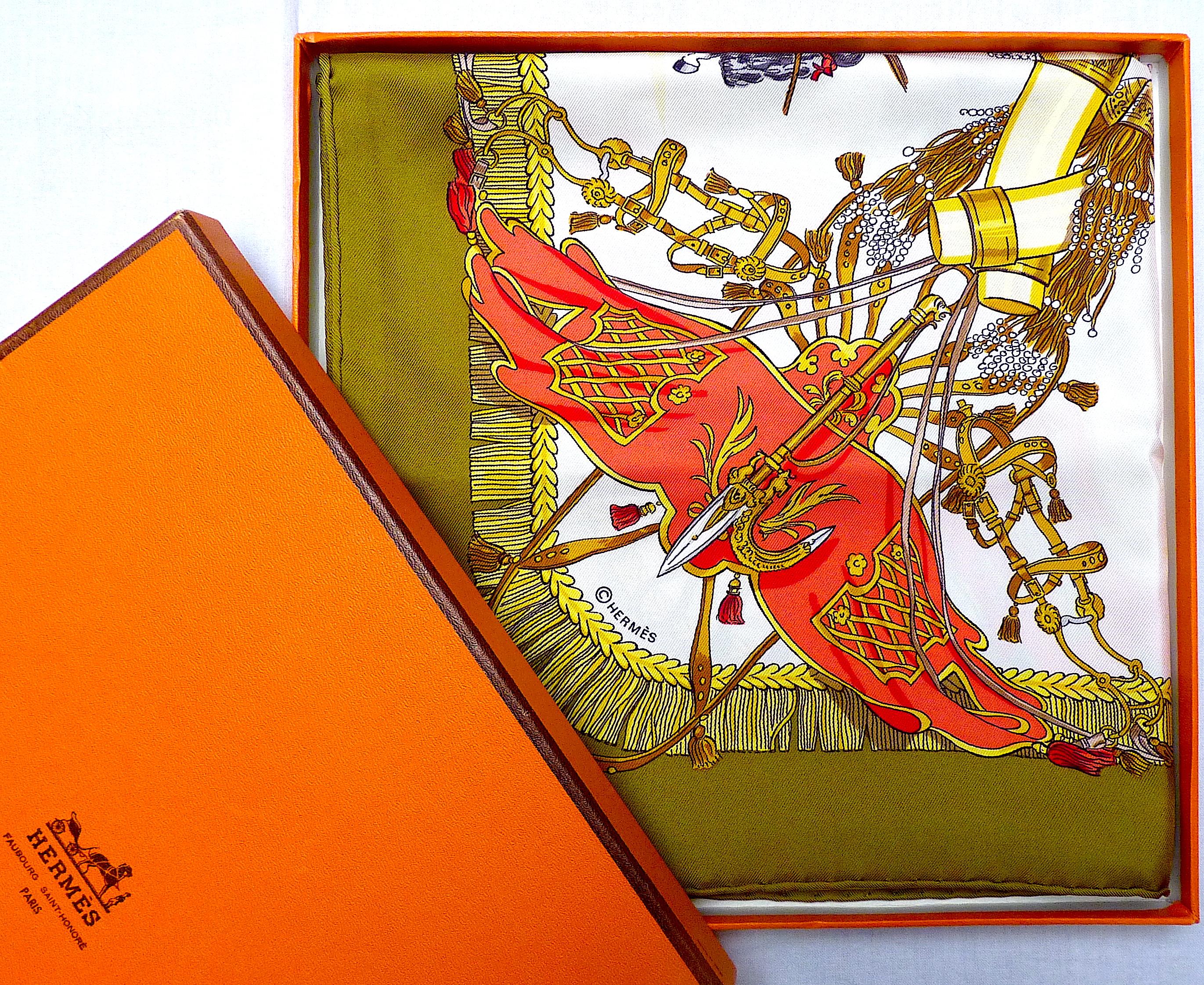 Hermes Scarf w Box 