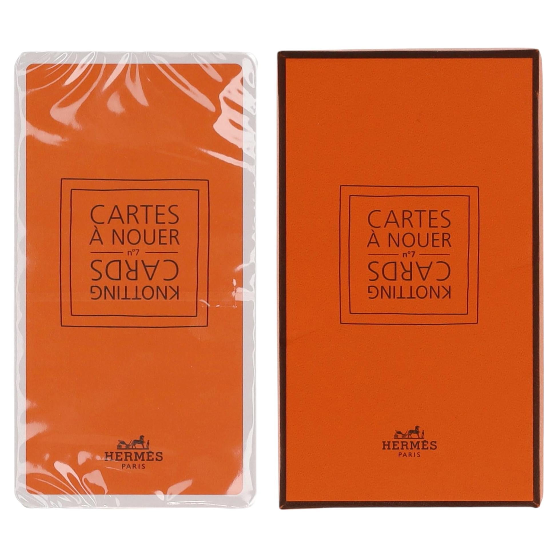 Hermes Scarves Knotting Cards No7