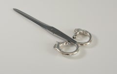 Hermès, Scissors Equestrian Horse Head in Silver Plate, 1960's-1970's Paris