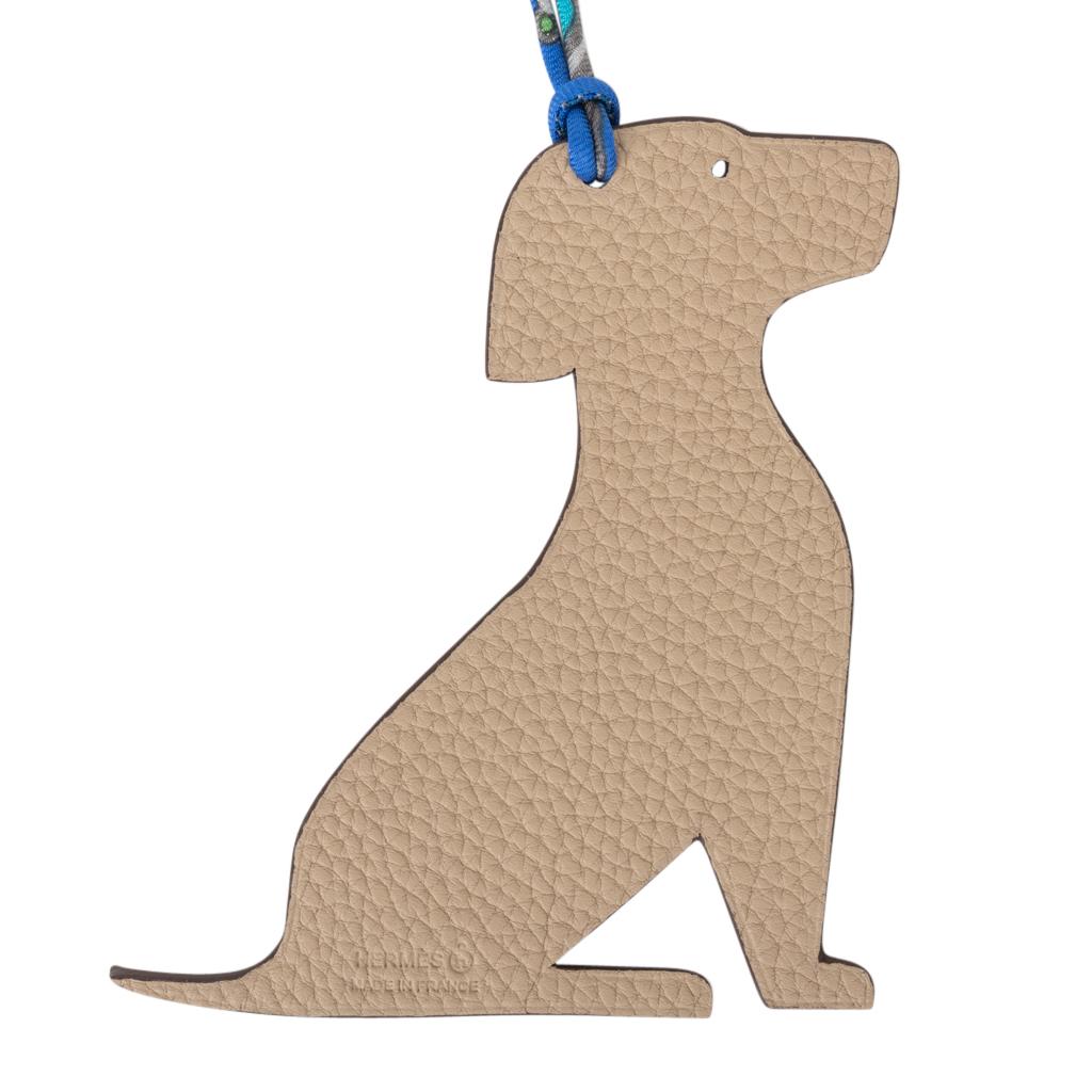 hermes dog charm