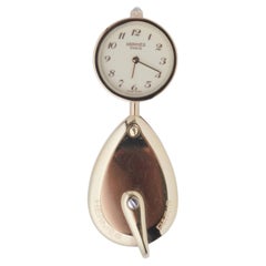 Hermès Secret Watch Pendant Necklace - '80s