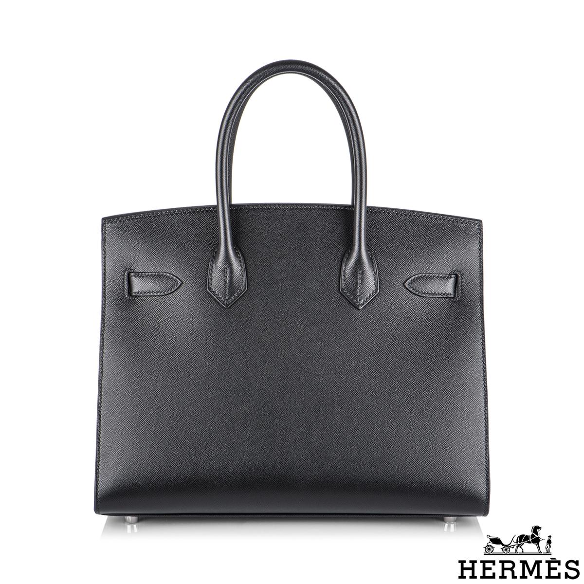 hermes madame calfskin birkin sellier 30 black