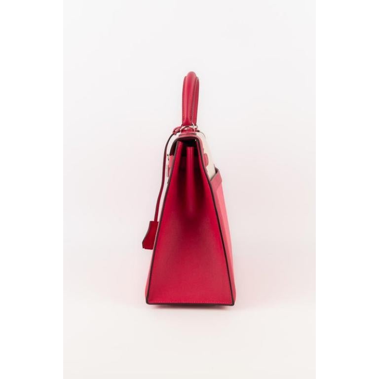Red Hermès Sellier Kelly Swift Calfskin Bag Limited Edition, 2021 For Sale