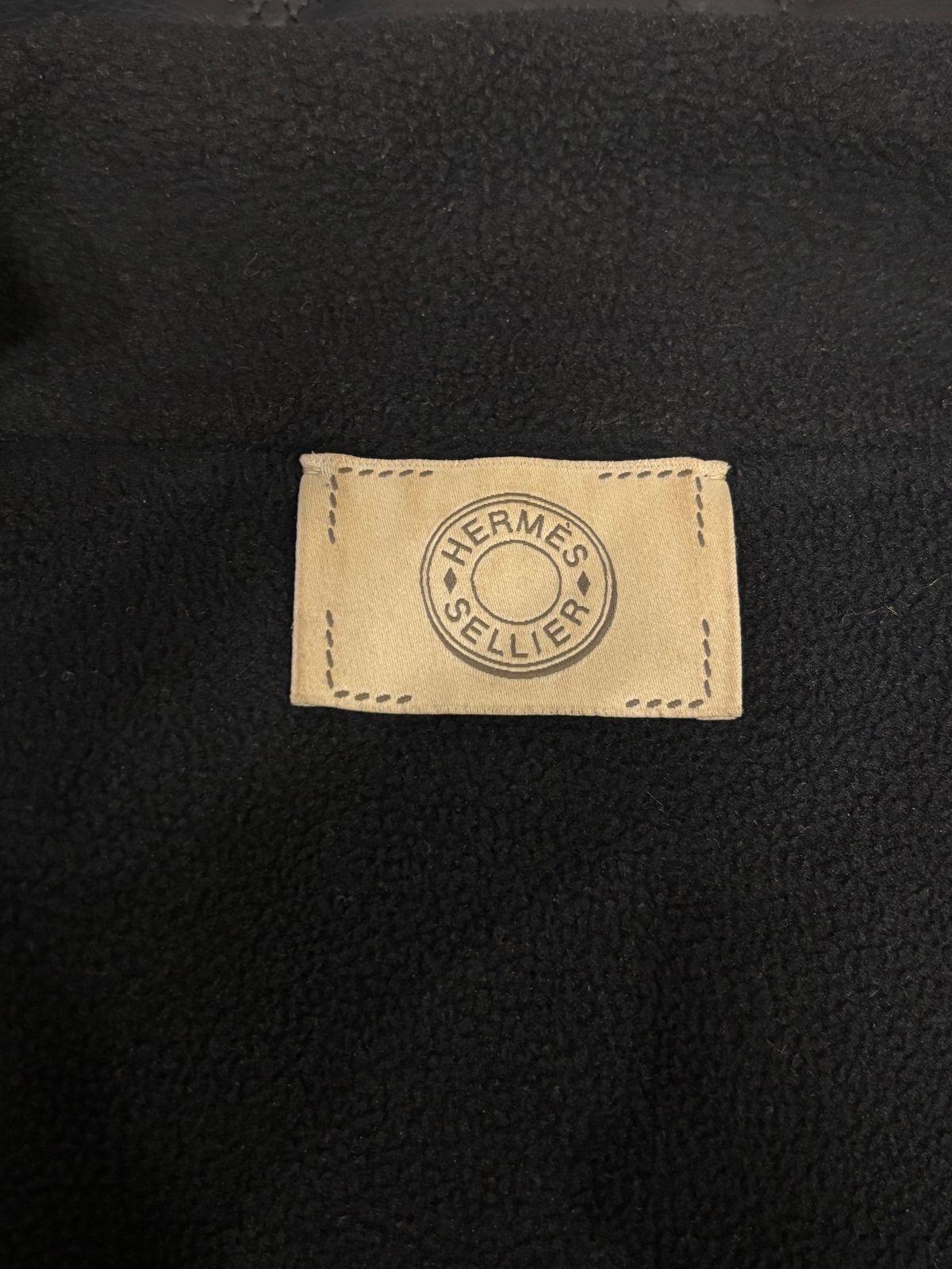 Hermes Sellier Giacca con zip in nylon navy Up & Up in vendita 3
