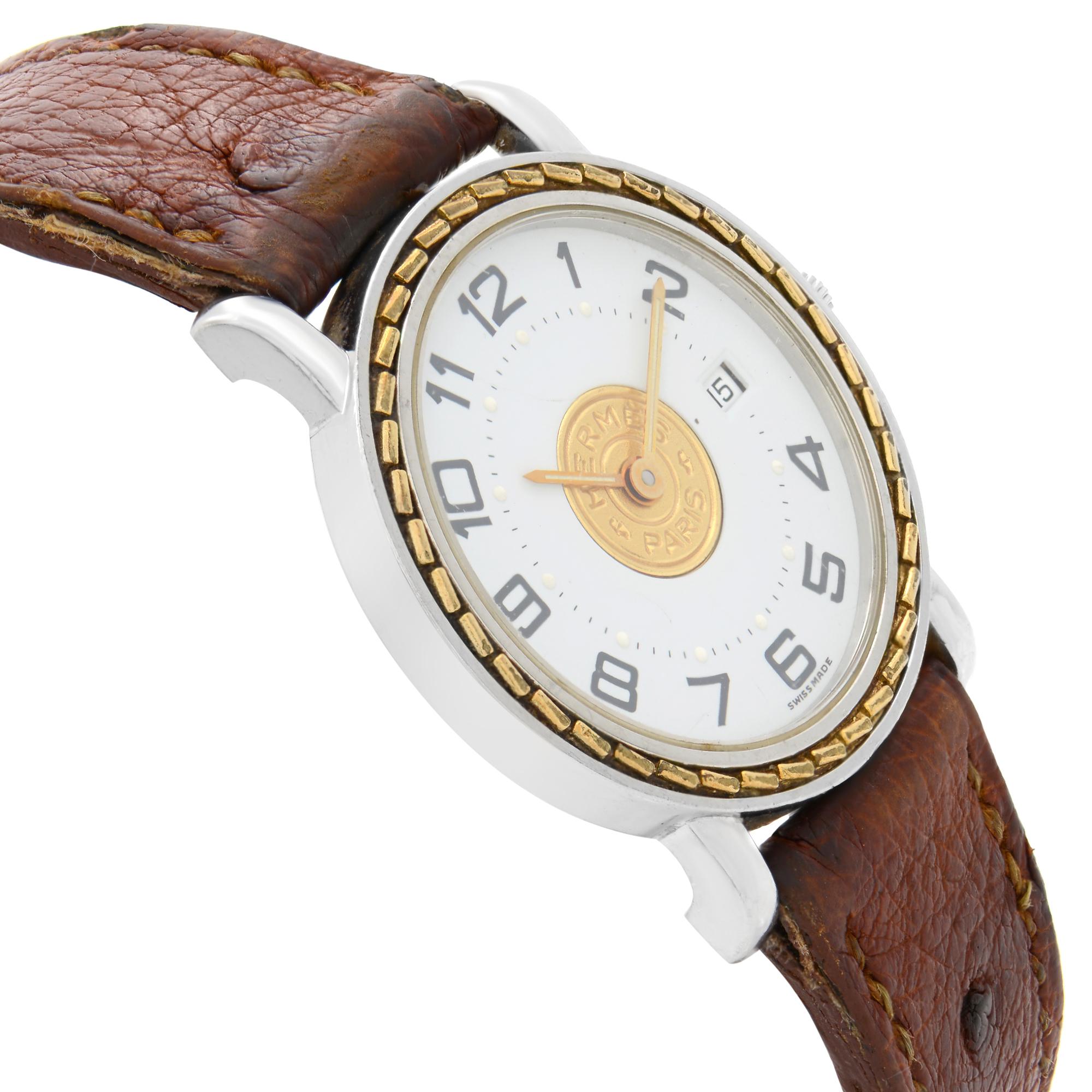 hermes quartz watch vintage