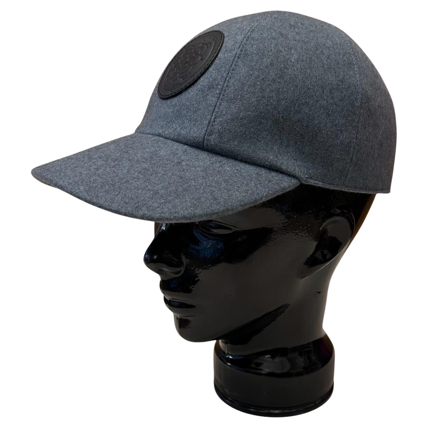 Hermès Serena Eperon d'Or Blue Grey Cashmere Cap