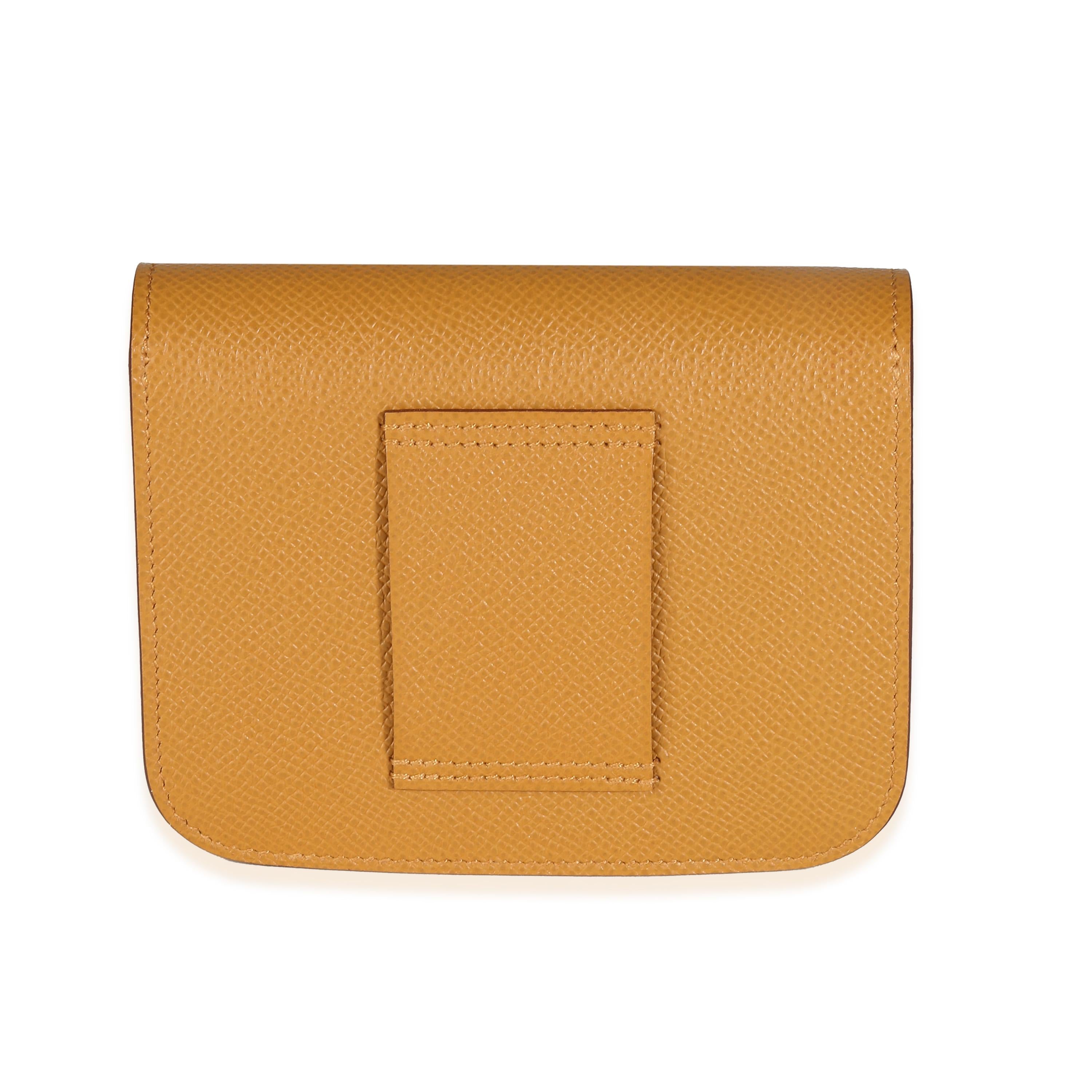 Listing Title: Hermès Sesame Epsom Constance Slim Wallet PHW
SKU: 139108
Condition: Pre-owned 
Condition Description: In 1967, an Hermès bag was born. When Jean-Louis Dumas was the creative director of the French house, he asked a designer to create