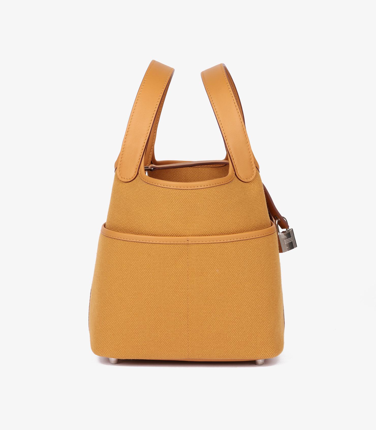 Hermès Sesame Swift And Toile Goeland Cargo Picotin Lock 18 im Zustand „Hervorragend“ im Angebot in Bishop's Stortford, Hertfordshire