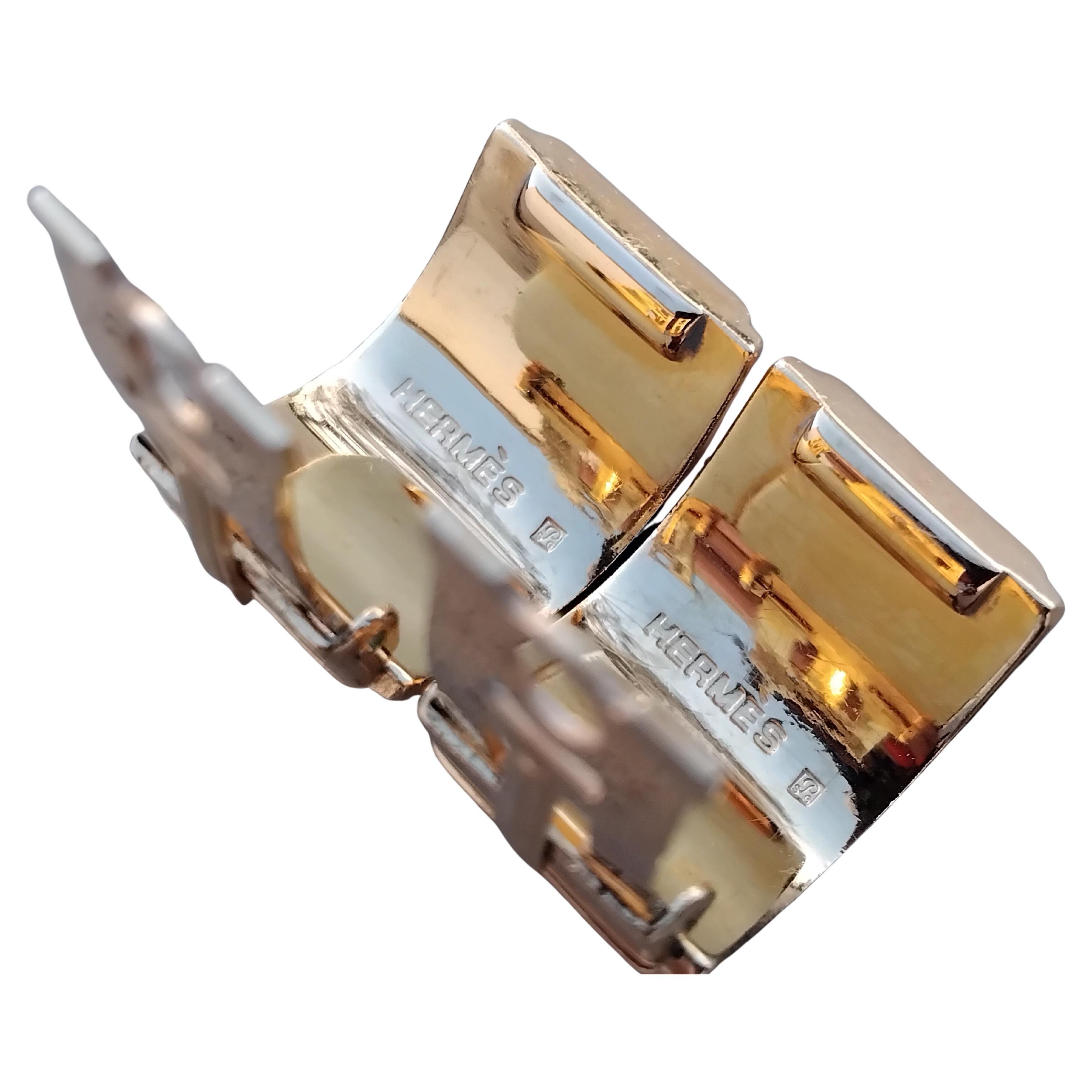 Hermès Juego Pulseras Pendientes Galgo Oro Talla 65 en venta 9