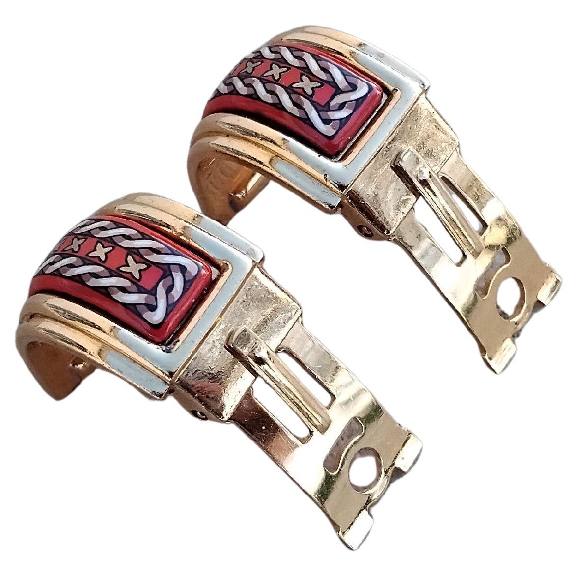 Hermès Juego Pulseras Pendientes Galgo Oro Talla 65 en venta 10