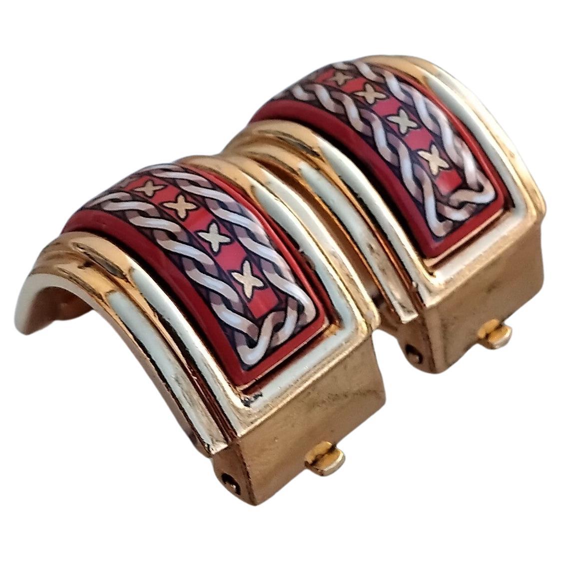 Hermès Juego Pulseras Pendientes Galgo Oro Talla 65 en venta 13