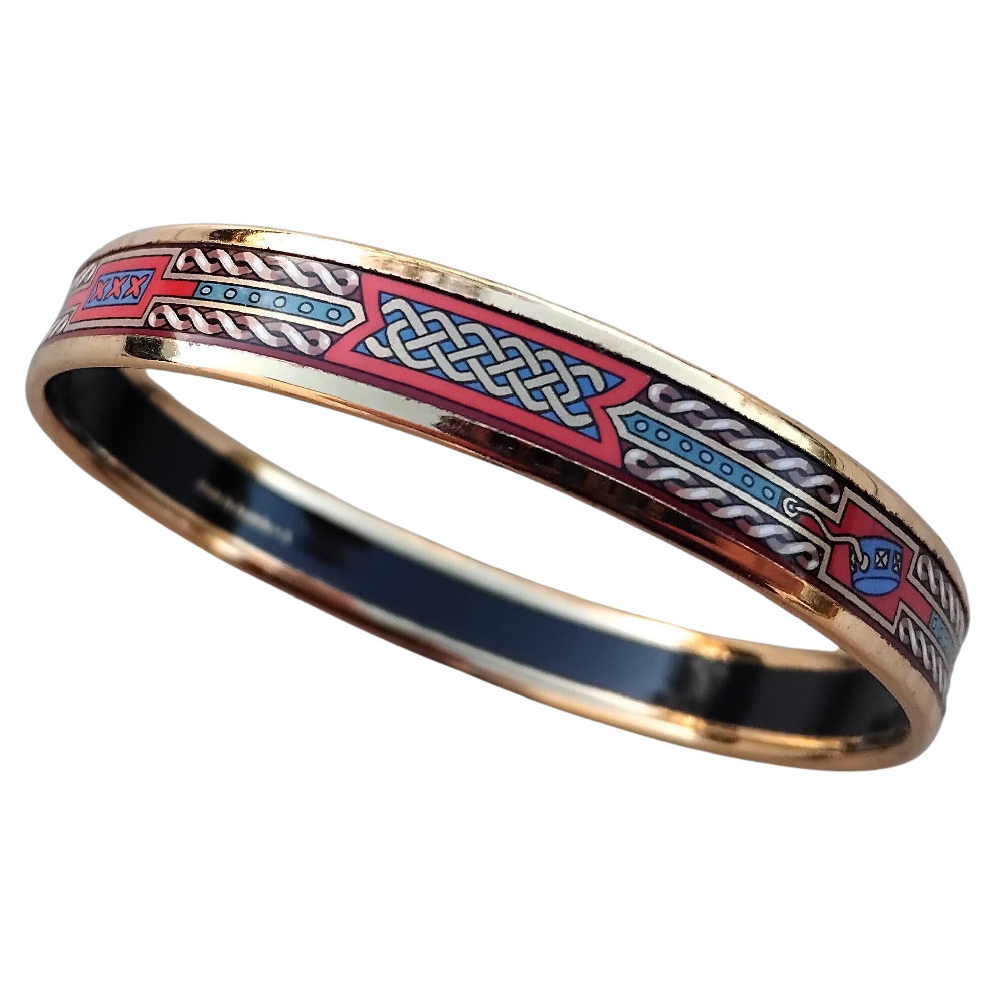 Hermès Juego Pulseras Pendientes Galgo Oro Talla 65 en venta 5