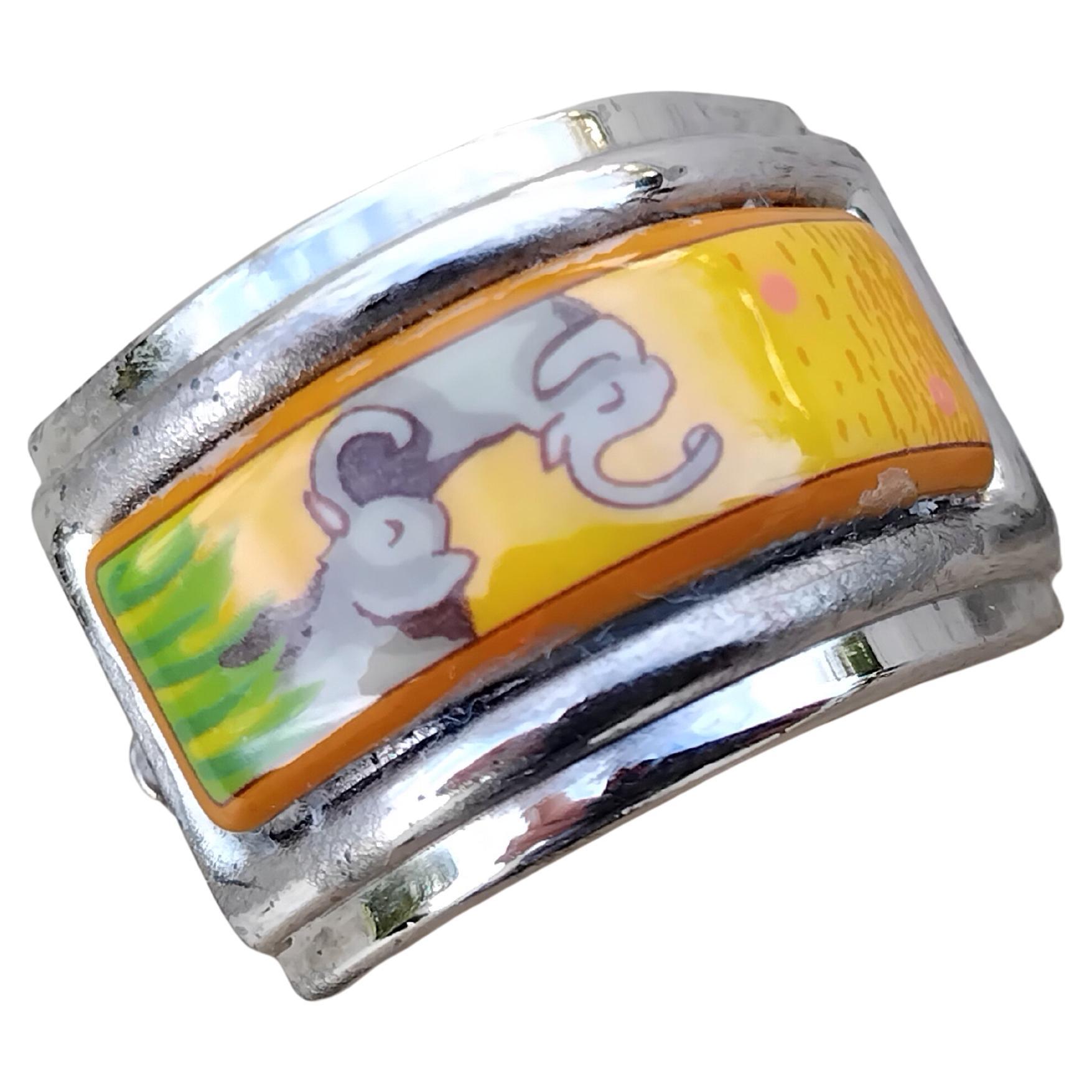 Hermès Set Pendientes a juego Pulsera Elefantes pastando Phw S. 65 en venta 16