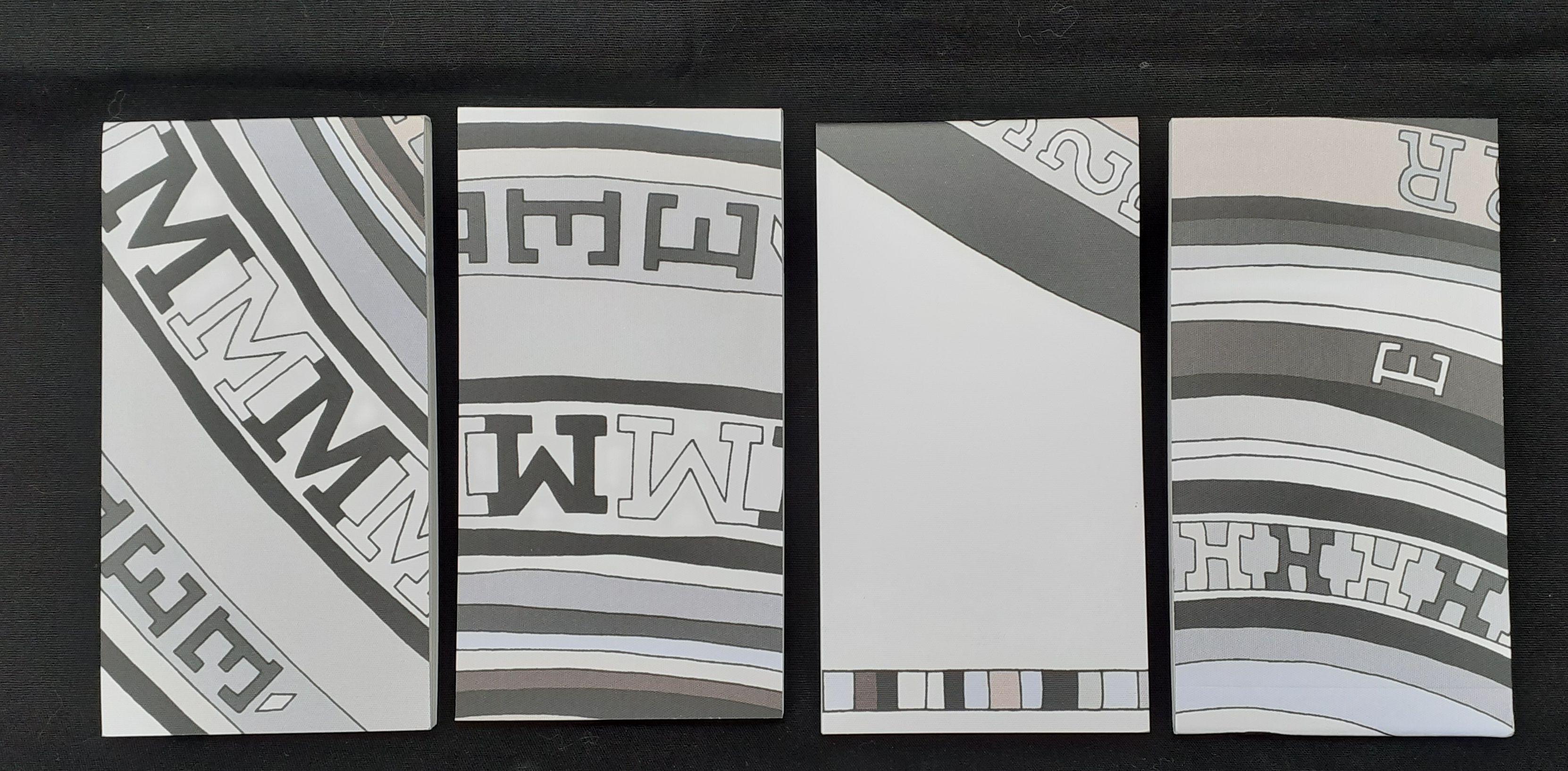 Hermès Set of 14 Notepads Tohu Bohu Pattern in Box For Sale 7