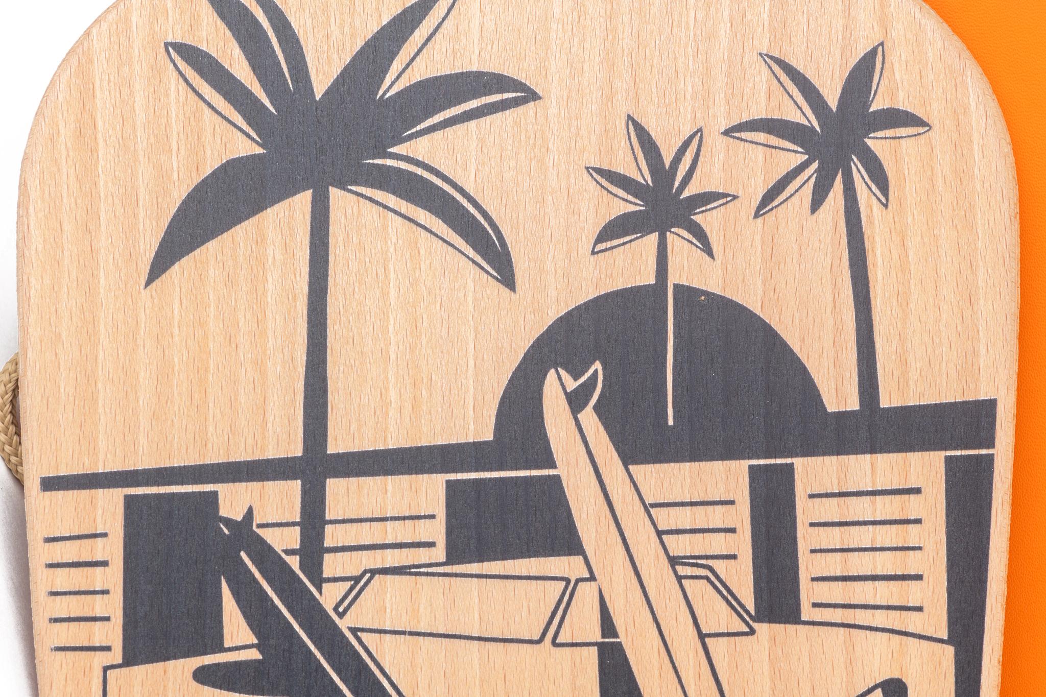 Hermès Satz von 2 BNIB Strandschläger im Angebot 1