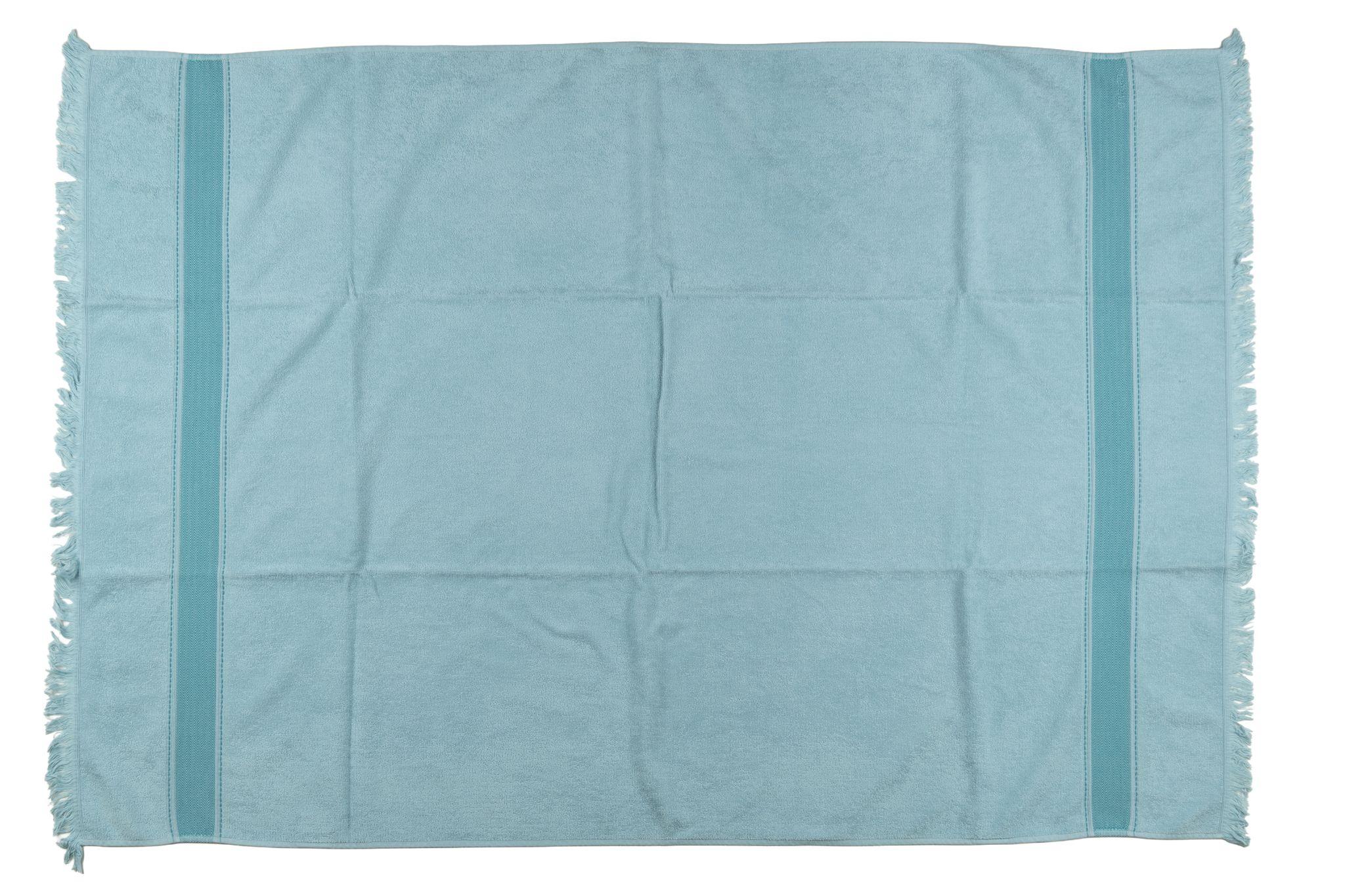 Blu Hermès Set di 2 asciugamani in cotone Celeste in vendita